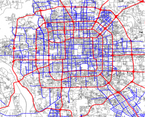 city-partition Yu Zheng's Beijing partition map.