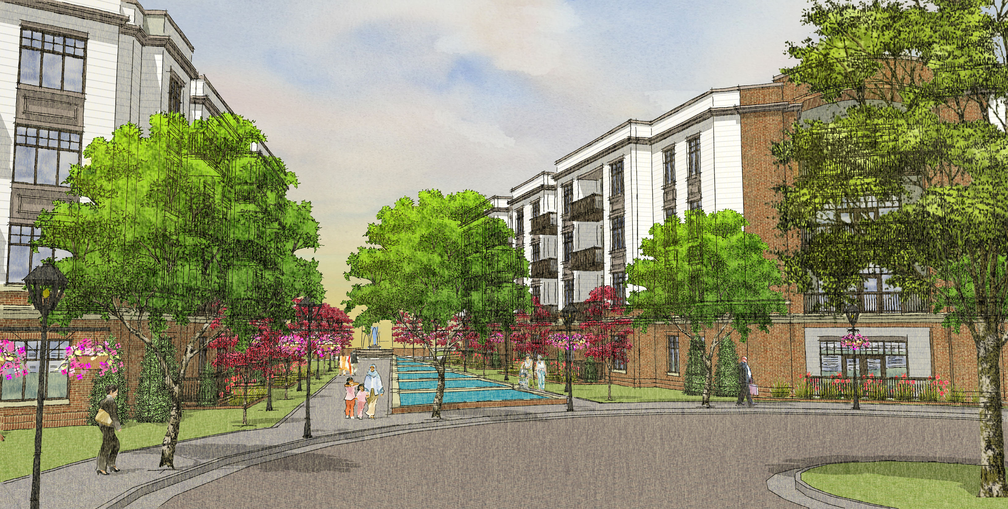 Rendering of residential component
