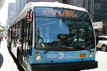 New York MTA bus. Photo by ses7 on Flickr.