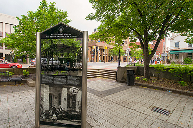 Liberty Plaza. Photo by Doug Coombe