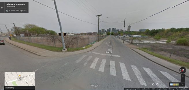 Google Maps picture of construction site. Photo credit Google Maps.