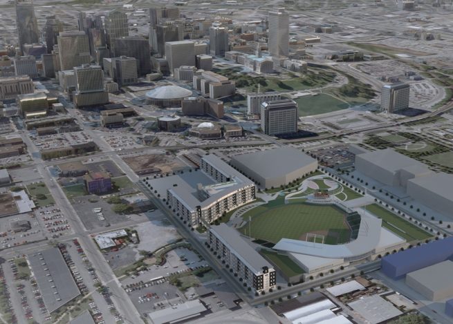 Sounds First Tennessee Bank ballpark rendering. Photo credit First Tennessee Park.