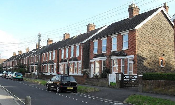 Housing on Spencers Road, West Green. Photo by @pics-by-mpd on Flickr.