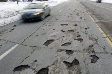 Pot Hole Roads. Courtesy of MLive.com